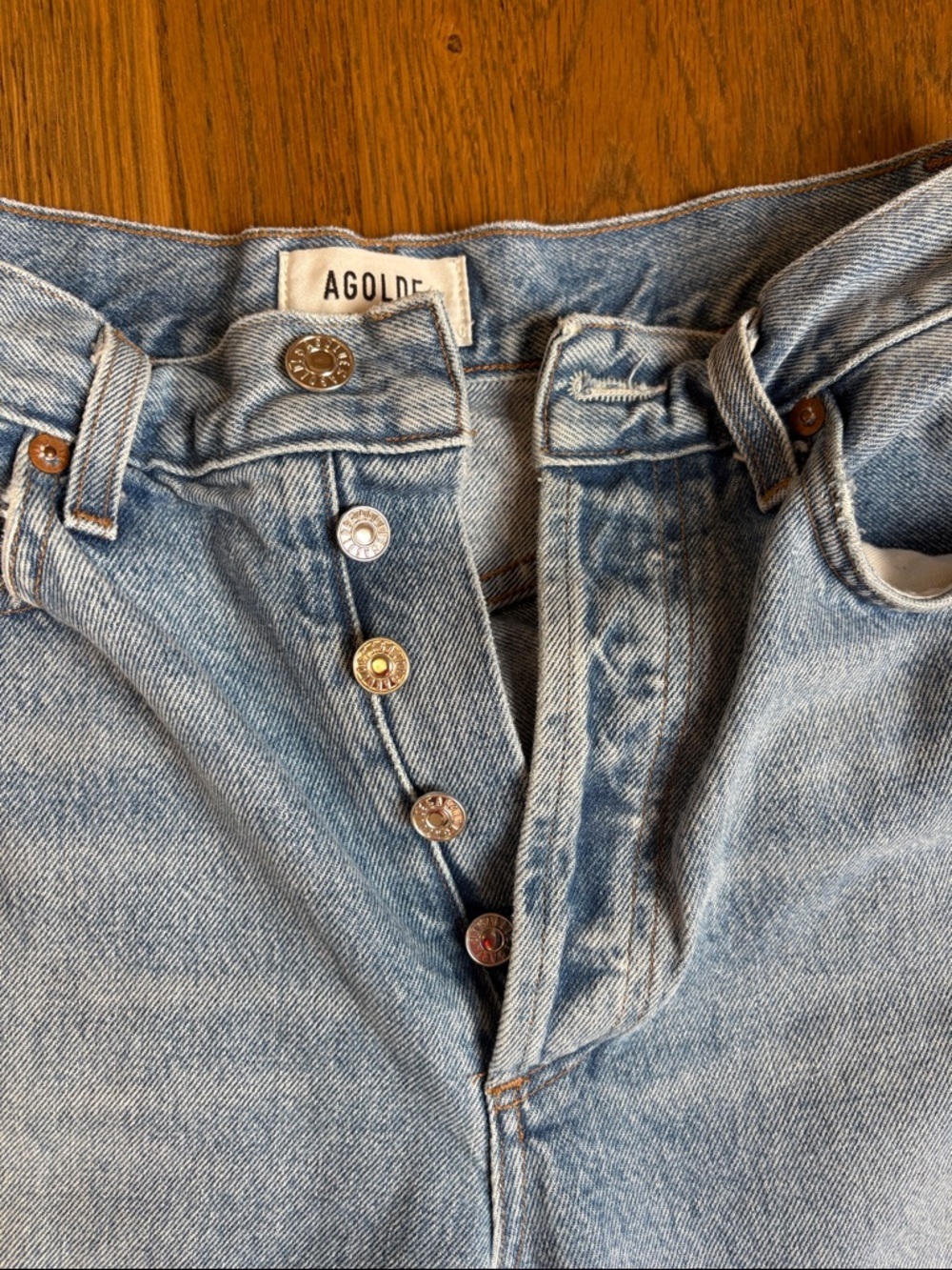 Agolde Riley High Rise Straight Crop size 26 - Picture 2 of 6